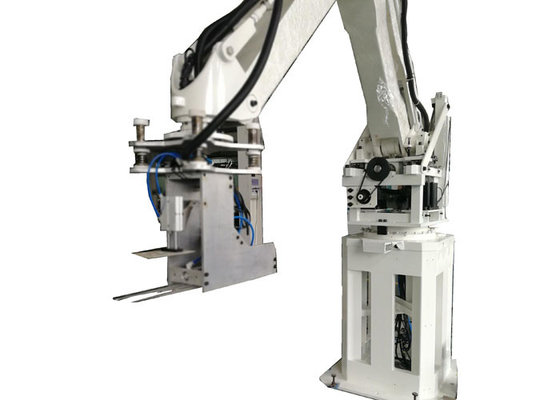 化学工業における Plc タッチ スクリーンを搭載したピック アンド プレース パレタイジング ロボット