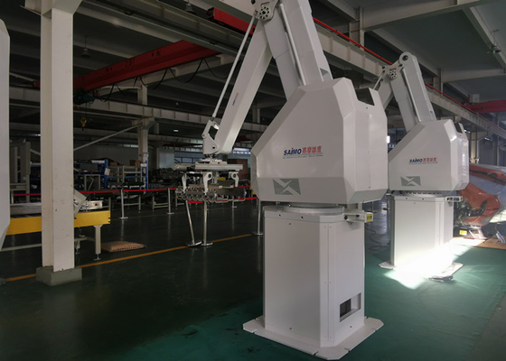 4軸線130kgsの食品工業で友好的なパレットで運搬するロボット腕