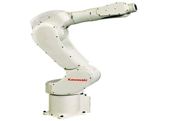 川崎のドラム250kg吸引のグリッパーが付いているパレットで運搬するロボット腕